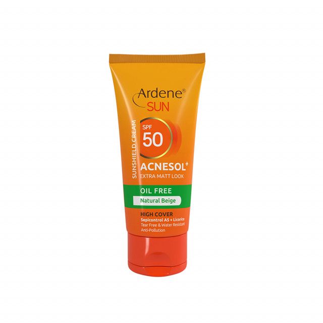 کرم ضد آفتاب آردن مدل Acnesol SPF50 وزن ۵۰ گرم – بژ طبیعی