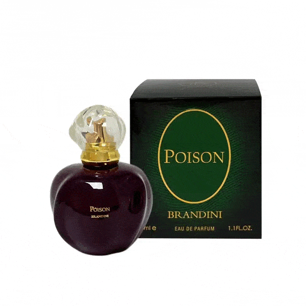 عطر جیبی برندینی پویزن Brandini Poison زنانه حجم ۳۳ میلی لیتر