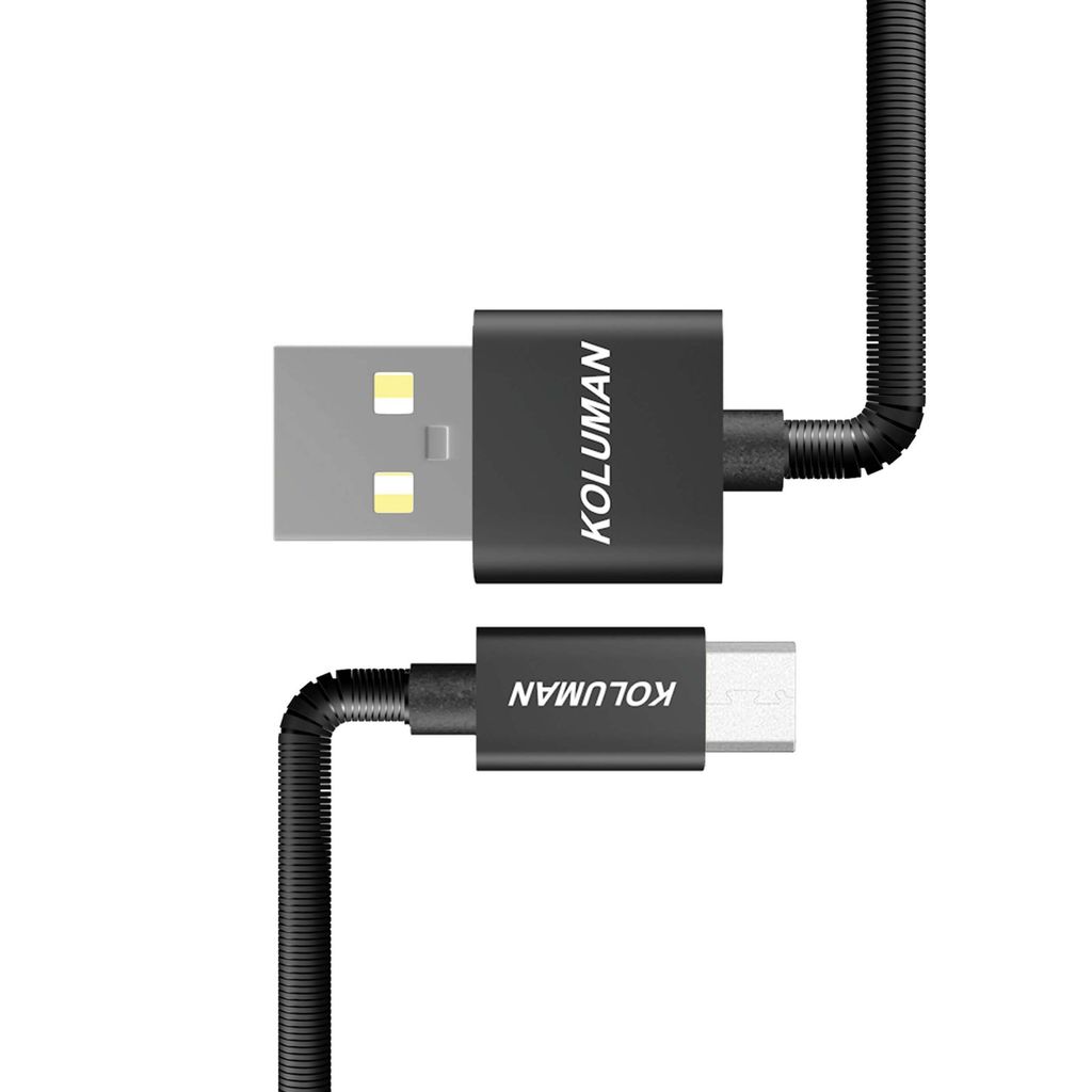 کابل تبدیل USB به microUSB کلومن مدل KD34-fastCharge طول ۱ متر مشکی