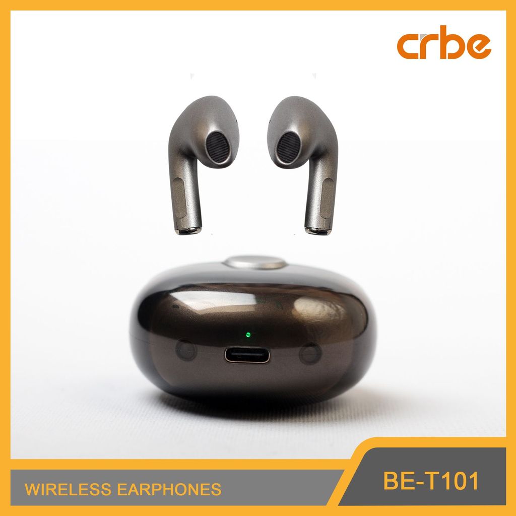 هندزفری بلوتوثی کربی مدل BE-T101(TRUE WIRELESS) مشکی گارانتی ۱۲ ماهه تکنوپاز