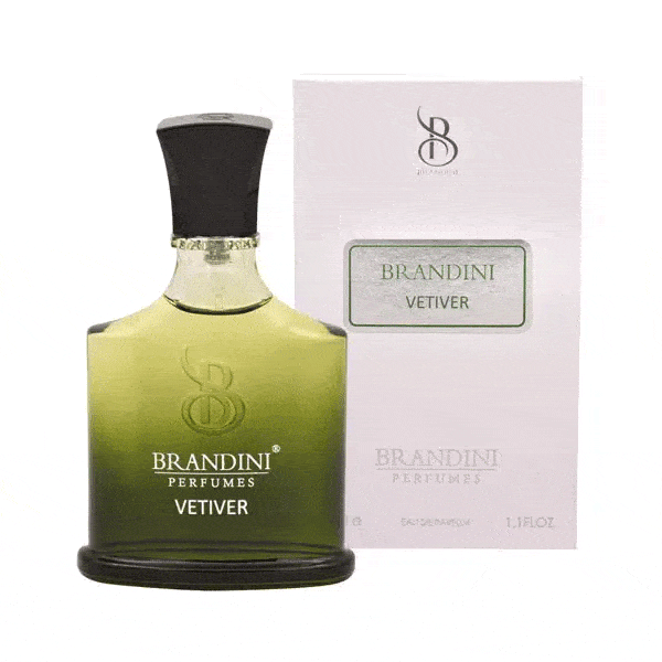 عطر جیبی برندینی وتیور Brandini Vetiver زنانه و مردانه حجم ۳۳ میلی لیتر