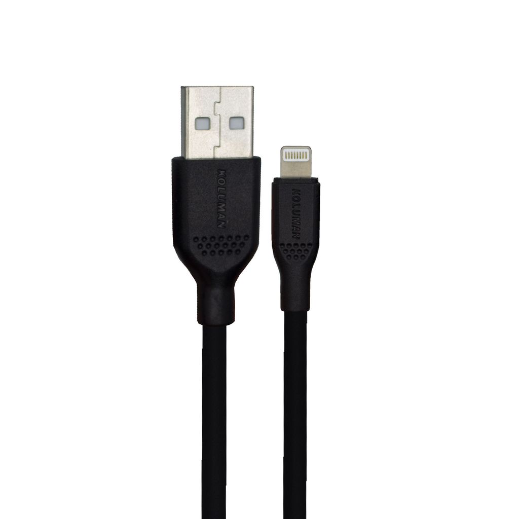 کابل تبدیل USB به لایتنینگ کلومن مدل KD – 02 طول ۱ متر مشکی