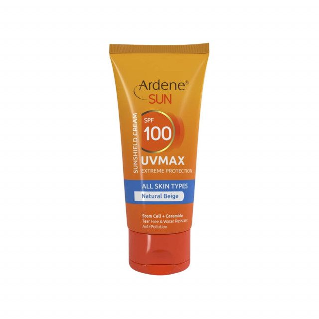 کرم ضد آفتاب آردن UV MAX SPF 100 حجم ۵۰ میلی لیتر – بژ طبیعی