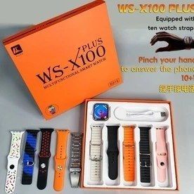 ساعت هوشمند  WS-X100 Plus با ۱۰ عدد بند