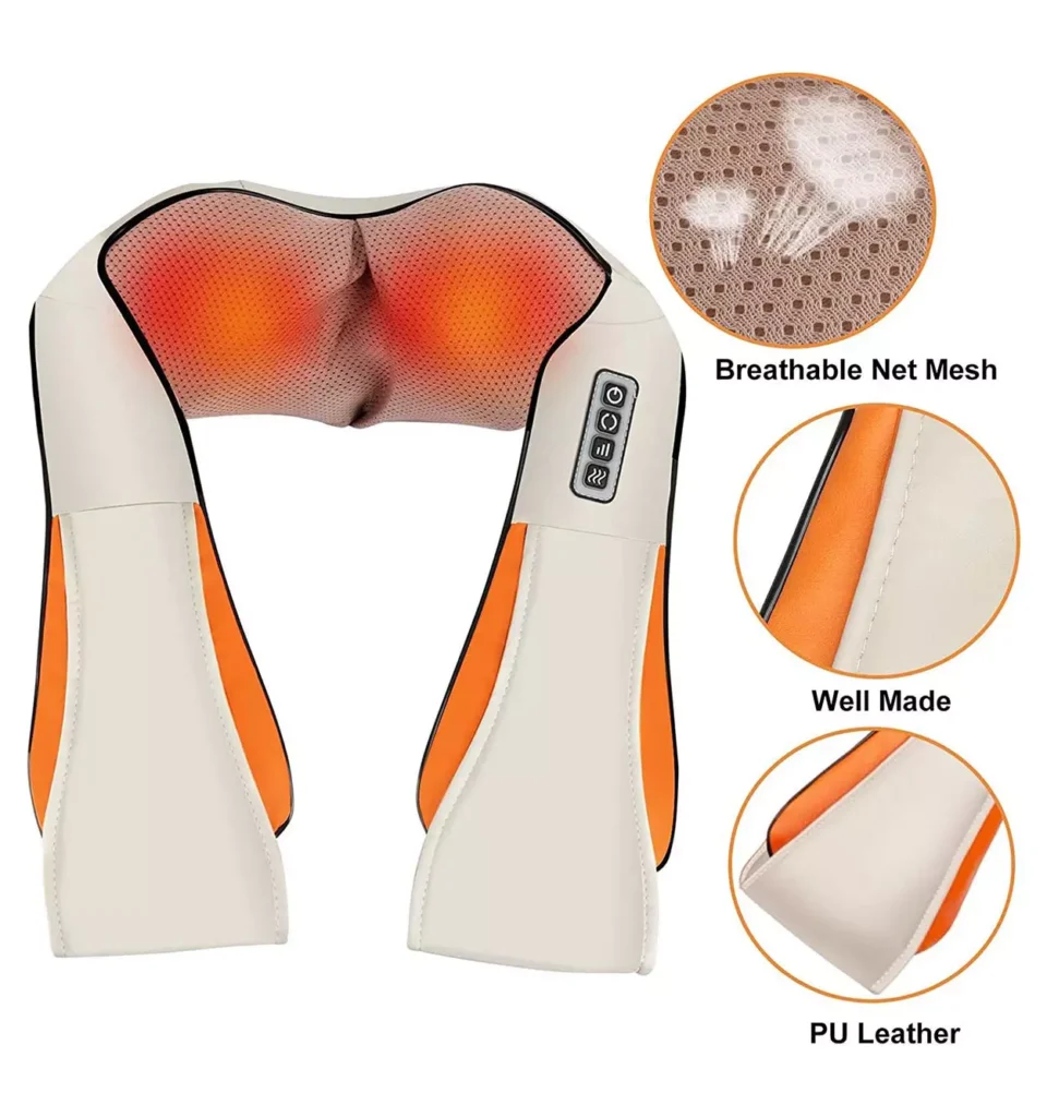 ماساژور برقی چرمی کتف و گردن NECK KNEADING مدل ۴۶۵۹۵