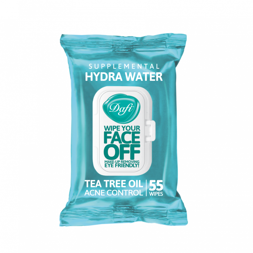 دستمال مرطوب درب دار دافی مدل HYDRA WATER بسته ۵۵ عددی