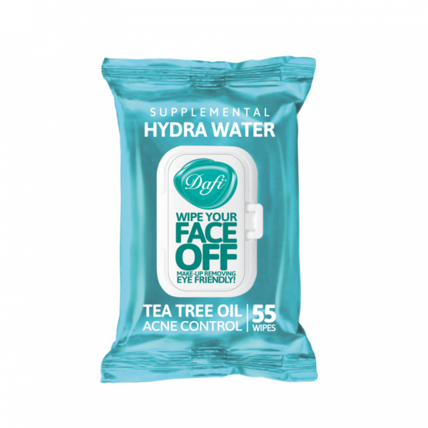 دستمال مرطوب درب دار دافی مدل HYDRA WATER بسته 55 عددی